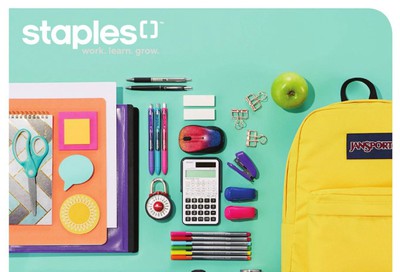 Staples Back to School Guide September 4 to 11