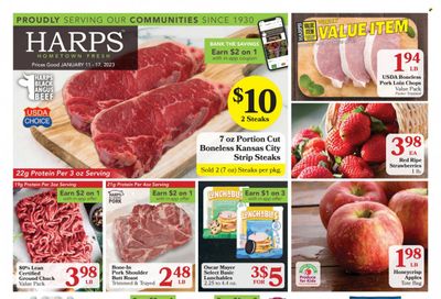 Harps Hometown Fresh (MO) Weekly Ad Flyer Specials January 11 to January 17, 2023