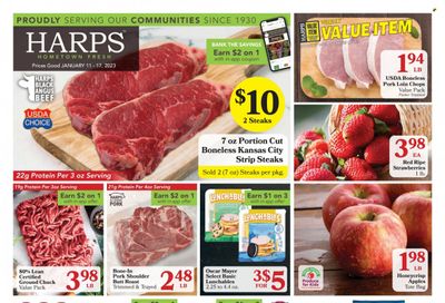 Harps Hometown Fresh (MO) Weekly Ad Flyer Specials January 11 to January 17, 2023