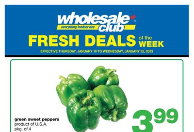 Wholesale Club (West) Fresh Deals of the Week Flyer January 19 to 25