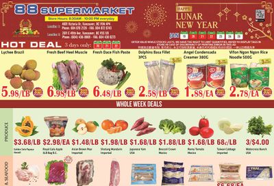 88 Supermarket Flyer January 19 to 25