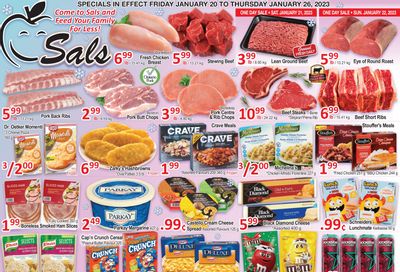 Sal's Grocery Flyer January 20 to 26