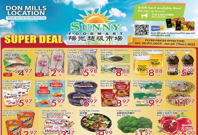 Sunny Foodmart (Don Mills) Flyer January 20 to 26