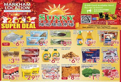 Sunny Foodmart (Markham) Flyer January 20 to 26