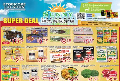 Sunny Foodmart (Etobicoke) Flyer January 20 to 26