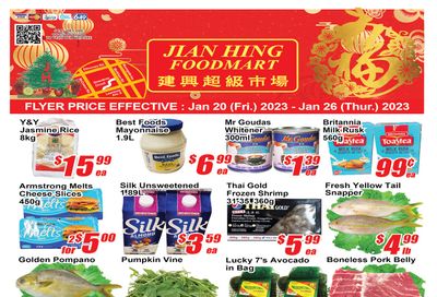 Jian Hing Foodmart (Scarborough) Flyer January 20 to 26