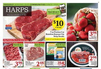 Harps Hometown Fresh (OK) Weekly Ad Flyer Specials January 11 to January 17, 2023