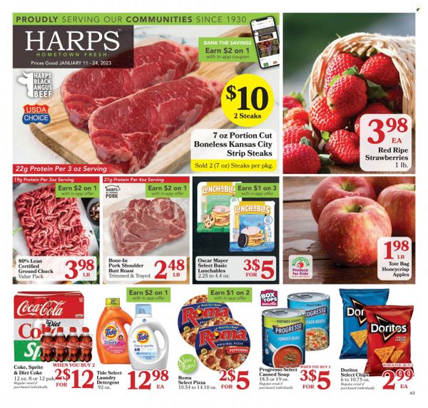 Harps Hometown Fresh (AR) Weekly Ad Flyer Specials January 11 to