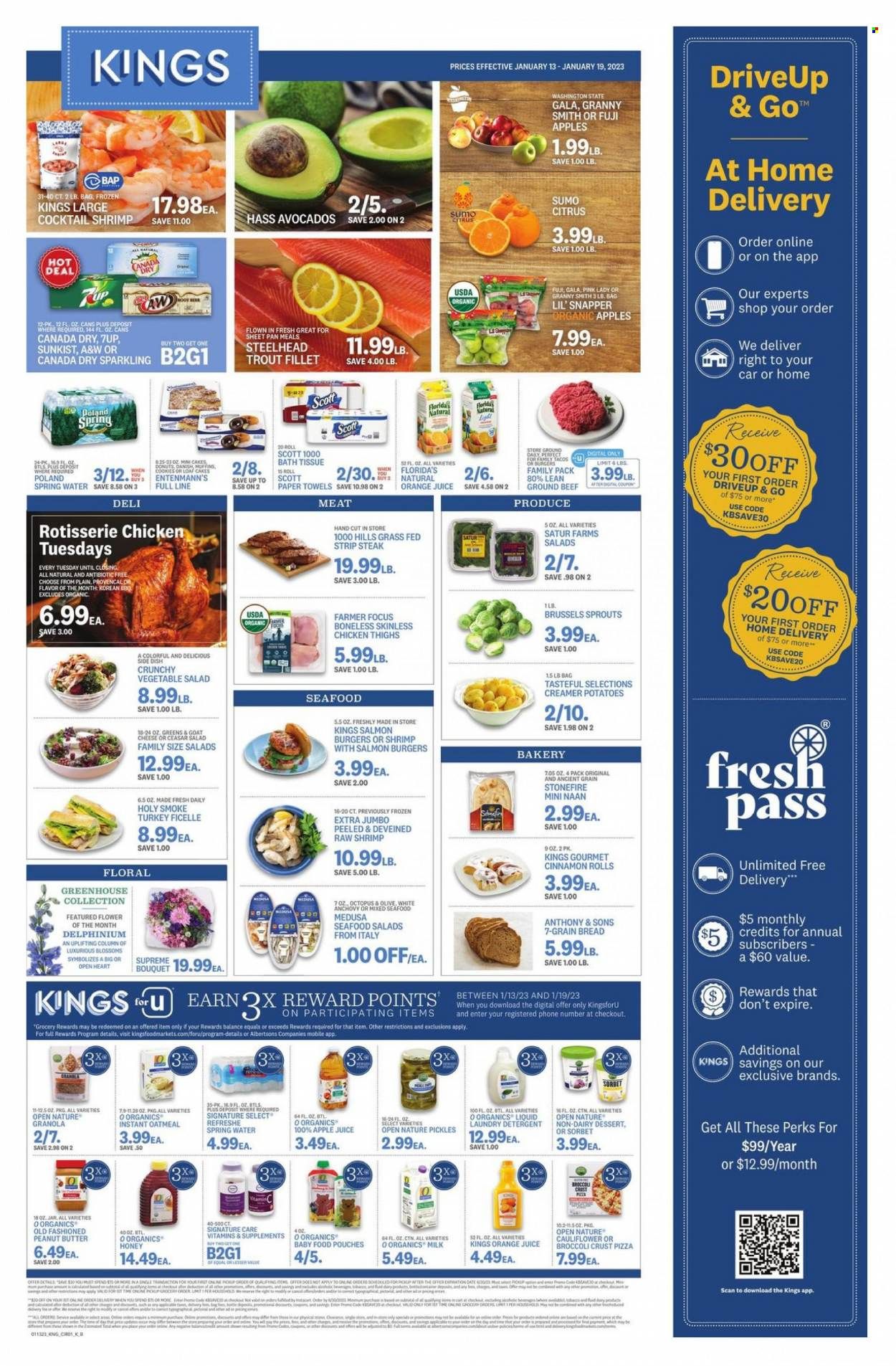Kings Food Markets (CT, NJ, NY) Weekly Ad Flyer Specials January 13 to January 19, 2023