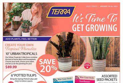 Terra Greenhouses Flyer January 20 to 26