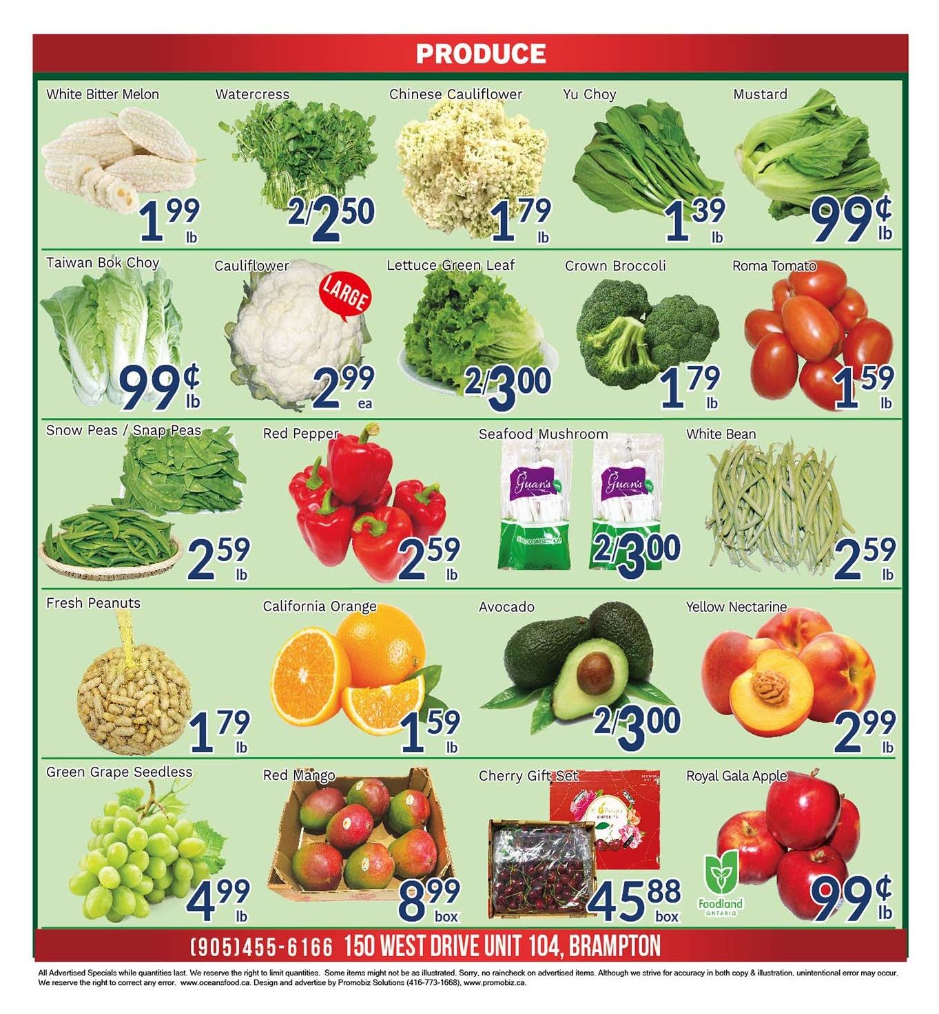 Oceans Fresh Food Market (West Dr., Brampton) Flyer January 20 to 26