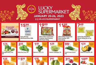 Lucky Supermarket (Calgary) Flyer January 20 to 26