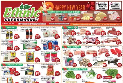 Ethnic Supermarket (Guelph) Flyer January 20 to 26