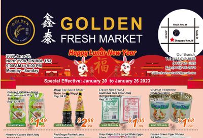 Golden Fresh Market Flyer January 20 to 26