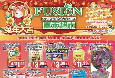 Fusion Supermarket Flyer January 20 to 26