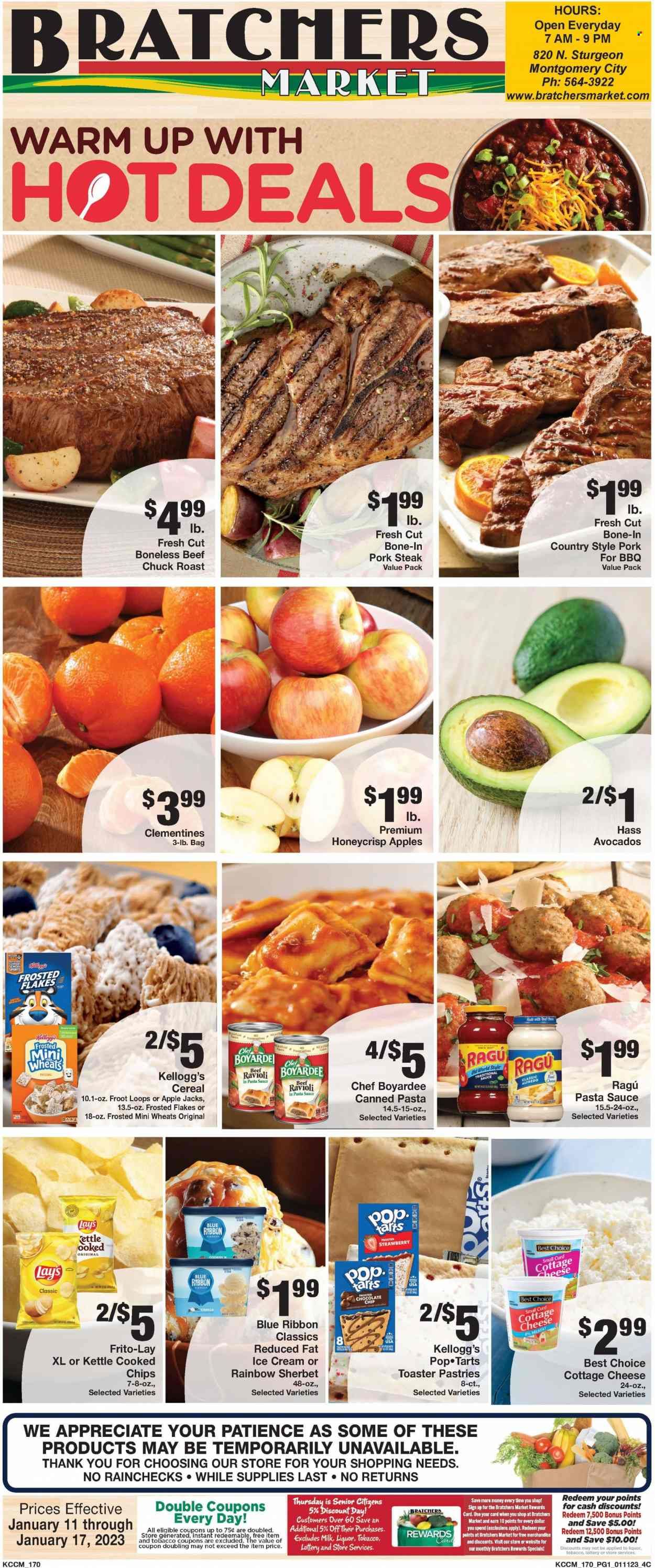 Bratchers Market (MO) Weekly Ad Flyer Specials January 11 to January 17, 2023