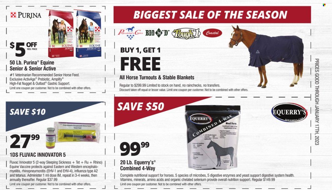 Coastal Farm & Ranch Weekly Ad Flyer Specials January 4 to January 17, 2023