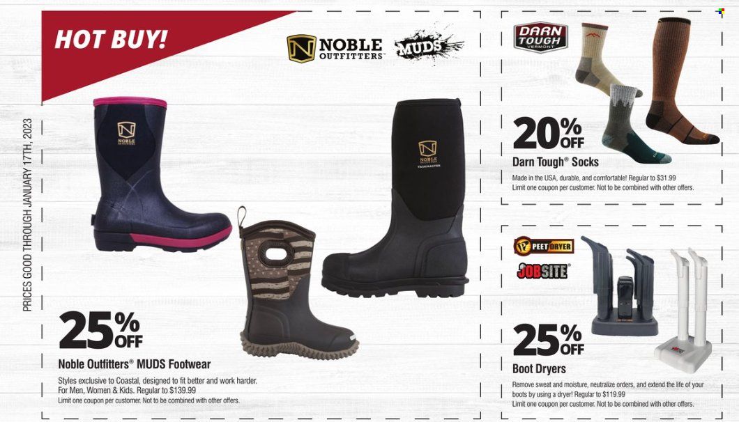 Coastal Farm & Ranch Weekly Ad Flyer Specials January 4 to January 17, 2023