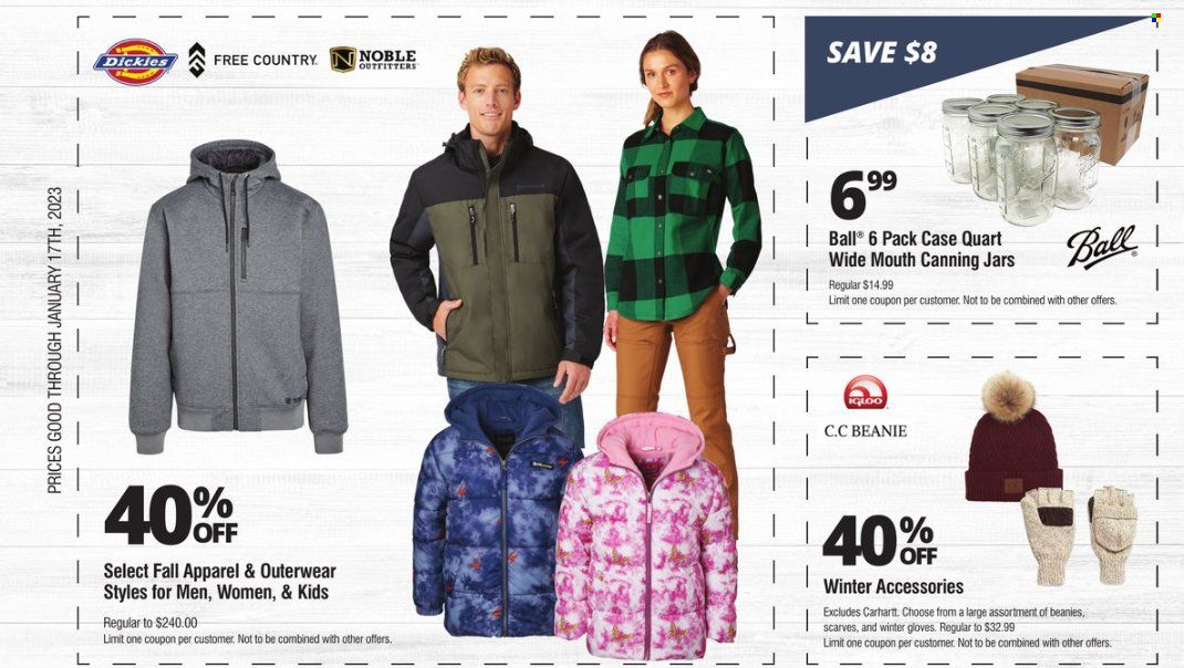 Coastal Farm & Ranch Weekly Ad Flyer Specials January 4 to January 17, 2023
