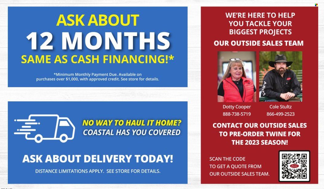 Coastal Farm & Ranch Weekly Ad Flyer Specials January 4 to January 17, 2023
