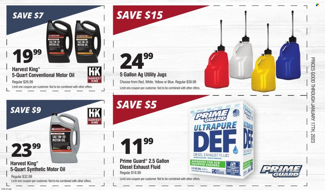 Coastal Farm & Ranch Weekly Ad Flyer Specials January 4 to January 17, 2023