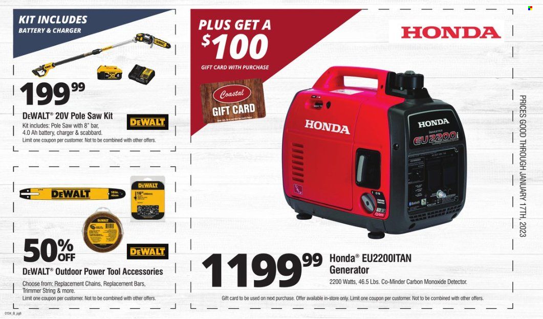Coastal Farm & Ranch Weekly Ad Flyer Specials January 4 to January 17, 2023