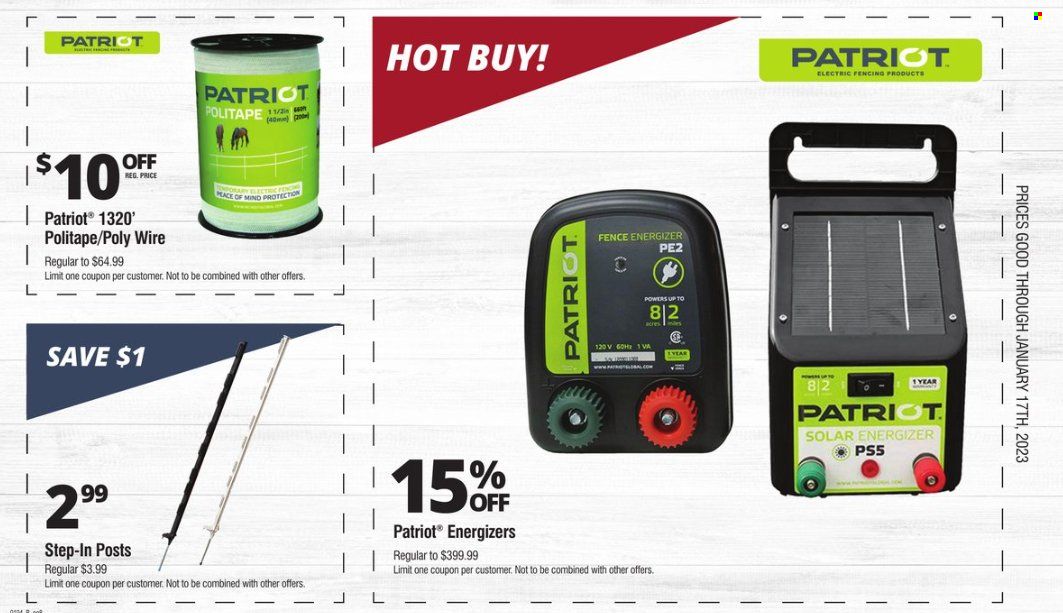 Coastal Farm & Ranch Weekly Ad Flyer Specials January 4 to January 17, 2023