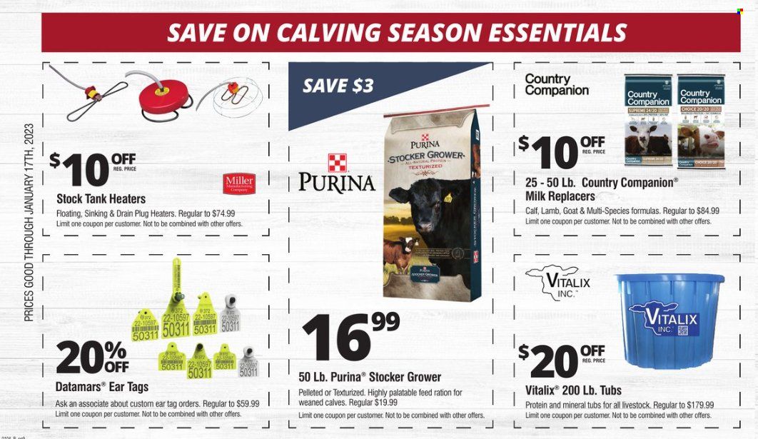 Coastal Farm & Ranch Weekly Ad Flyer Specials January 4 to January 17, 2023