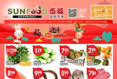 Sunfood Supermarket Flyer January 20 to 26