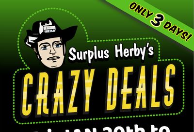 Surplus Herby's Flyer January 20 to 22