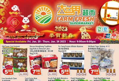Farm Fresh Supermarket Flyer January 20 to 26