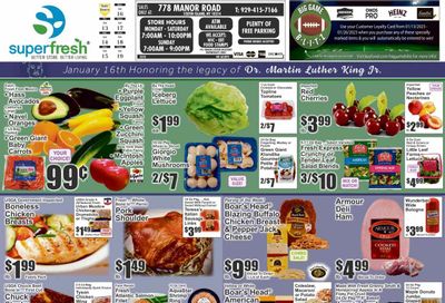 Super Fresh (NY) Weekly Ad Flyer Specials January 13 to January 19, 2023