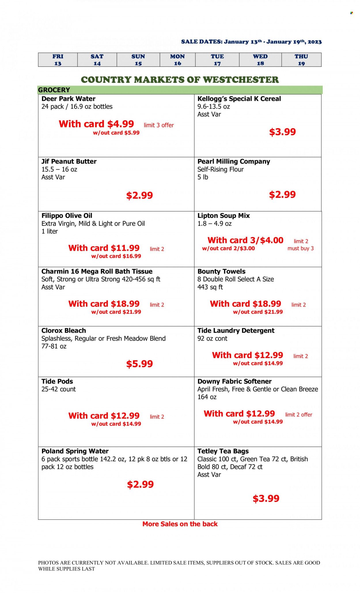Country Markets of Westchester (NY) Weekly Ad Flyer Specials January 13 to January 19, 2023
