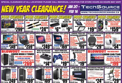 TechSource Flyer January 20 to February 16