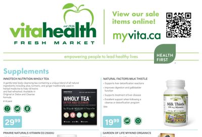 Vita Health Fresh Market Flyer January 22 to February 5