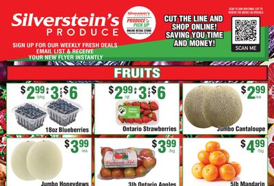 Silverstein's Produce Flyer January 24 to 28