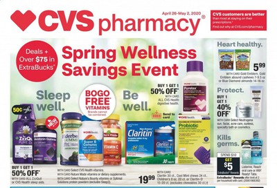 CVS Pharmacy Weekly Ad & Flyer April 26 to May 2