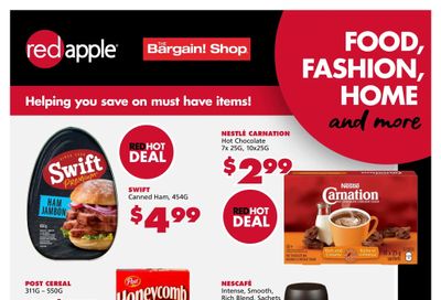 The Bargain Shop & Red Apple Stores Flyer January 26 to February 1