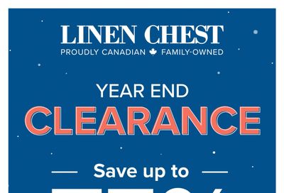 Linen Chest Flyer January 25 to February 19