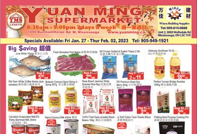Yuan Ming Supermarket Flyer January 27 to February 2