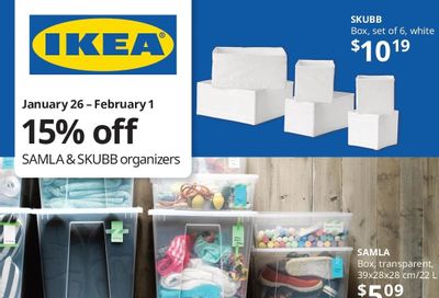 Ikea Flyer January 26 to February 1