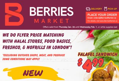 Berries Market Flyer January 26 to February 1