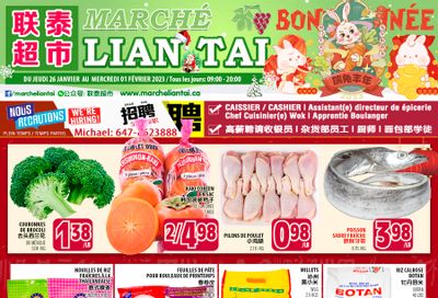 Marche Lian Tai Flyer January 26 to February 1