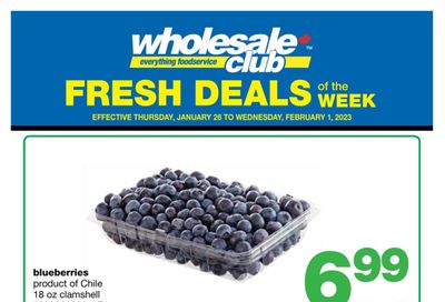 Wholesale Club (West) Fresh Deals of the Week Flyer January 26 to February 1