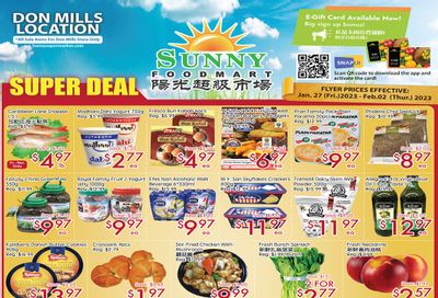 Sunny Foodmart (Don Mills) Flyer January 27 to February 2