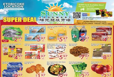 Sunny Foodmart (Etobicoke) Flyer January 27 to February 2
