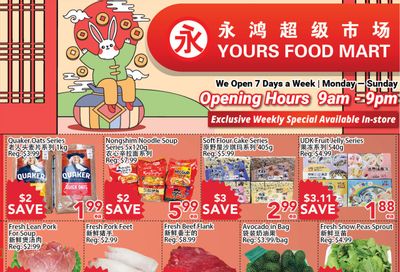 Yours Food Mart Flyer January 27 to February 2
