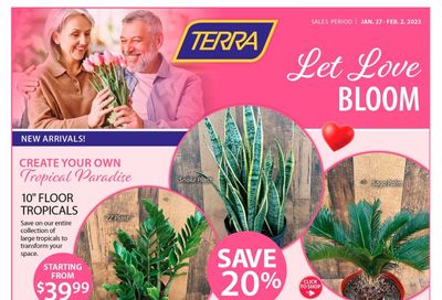 Terra Greenhouses Flyer January 27 to February 2