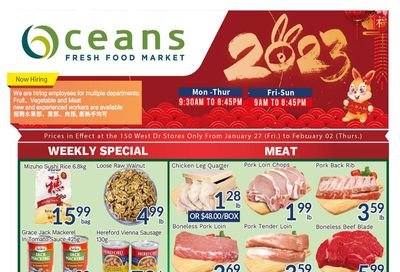 Oceans Fresh Food Market (West Dr., Brampton) Flyer January 27 to February 2