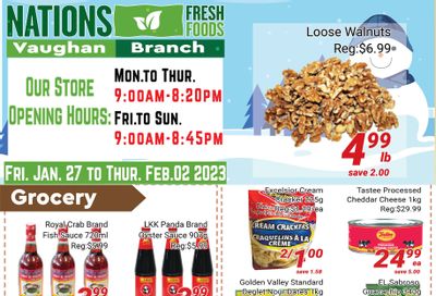 Nations Fresh Foods (Vaughan) Flyer January 27 to February 2